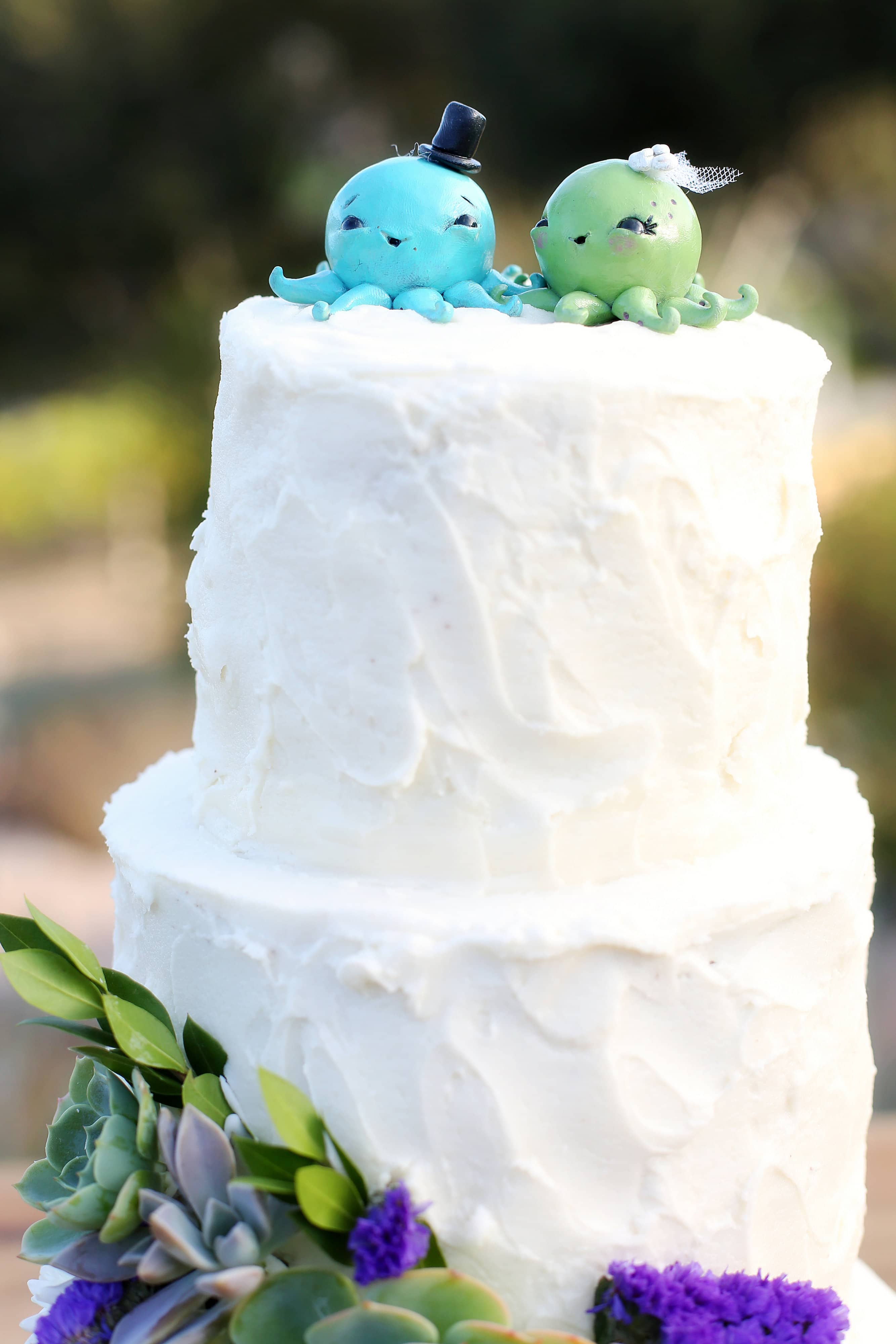 The Casitas Estate octopus wedding cake 